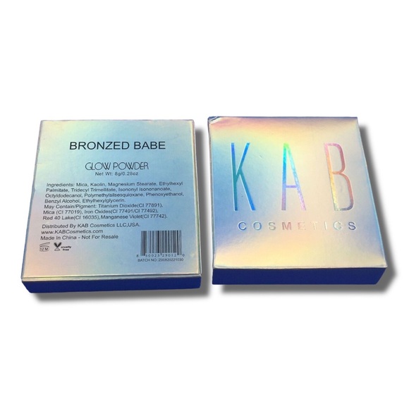 KAB Cosmetics Pressed Glow Powder `Bronzed Babe’ New - Picture 5 of 7